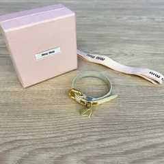 miumiu リボンブレスレット   最終値下げ  メルカリ最安値 2025年最新】MIU MIU レディース ブレスレットの人気アイテム
