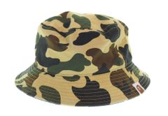 アベイシングエイプ A BATHING APE 1st CAMO BUCKET HAT バケット ハット 001HTJ301008M 帽子 メンズ帽子 ハット マルチカラー Lサイズ 103H-59