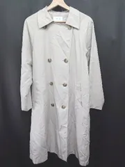 ◇ Θ ◎ GLOBAL WORK グローバルワーク 薄手 長袖 トレンチ コート サイズＭ ベージュ レディース E  【1506250007961】