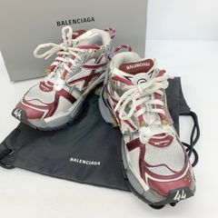バレンシアガ ランナー 40 26.5cm スニーカー 赤 白 - メルカリ