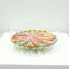 【展示品】Andrea Anastasio アンドレア アナスタシオ 小物入れ オブジェ 置物 ガラス