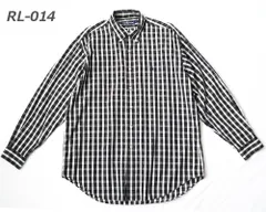［USED］Polo Ralph Lauren ポロ ラルフ ローレン 古着 ラルフ シャツ古着 チェック柄ボタンダウンカラーシャツLサイズrl-014