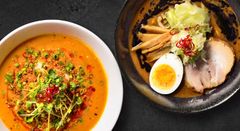 【北海道士幌町道の駅オリジナル商品！ラーメンセット！】しほろ牛出汁豆乳坦々麺 しほろ牛出汁黒味噌ラーメン 食べ比べ6食セット
