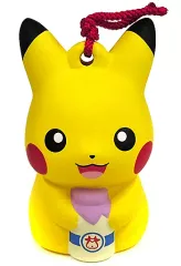 【中古】雑貨 ピカチュウとモーモーミルク 陶飾り(鈴) 「ポケットモンスター」 ポケモンセンター限定のサムネイル