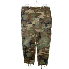 【US ARMY】 米軍 実物 ウッドランドカモ コンバットパンツ S-1138