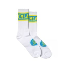 【新品・未使用】Cookman SOCKS (CMLA logo) WHITE クックマン ソックス (CMLA ロゴ) ホワイト