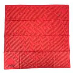 極美品 エルメス HERMES シルクスカーフ カレ90  PARCOURS D’H の迷宮