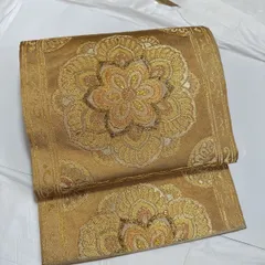 き508 【金糸華文様の袋帯】豪華な煌めきが魅力／フォーマルシーンにおすすめ