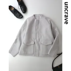 uncrave ライトリバー　ショートコート　アイボリー　サイズ2 2025年最新】uncrave ショートコートの人気アイテム - メルカリ