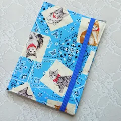 37お薬手帳 マルチケース 通帳ケース ハンドメイド 猫