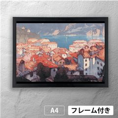 吉田博「東京拾二題 神楽坂通 雨後の夜」（1929年） 東京 日本画