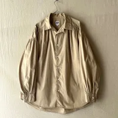 AiE ペインターシャツ / L コットン ベージュ オープンカラー ギャザー NEPENTHES T5-08099-1695のサムネイル