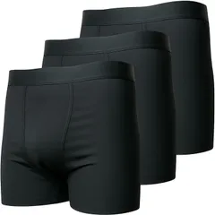 Sereni 皮膚科医監修 失禁パンツ男性用 20ml対応 ボクサーパンツ 尿漏れ 尿漏れ防止 吸水パンツ 防水 消臭 抗菌 自然なシルエット セレーニ 3枚セット(クロ,  M)