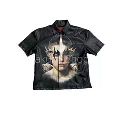 HORDE Kusikohc レザー半袖シャツ