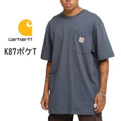 【新品】カーハート Tシャツ 半袖 ロゴ ポケT Carhartt ワークウェア K87 メンズ ユニセックス