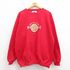2026年最新】ハードロックカフェ スウェット 赤の人気アイテム - メルカリ