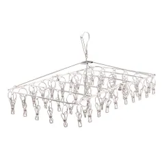 50ピンチ 洗濯ハンガー ステンレスピンチハンガー オールステンレス サビにくい 室内外両用 アイリスオーヤマ 落ちにくい 回転式 PIH-50SH