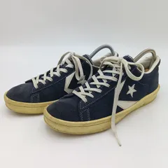 CONVERSE コンバース ALL STAR オールスター ONE STAR ワンスター スエード ネイビー ローカットスニーカー 23.5cm レディース F-2-2