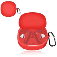 CABOBE for anker soundcore liberty 4 ケース【カラビナ付き】 アンカー サウンドコアリバティ4 ケース シリコン ケース 軽量 薄型 耐衝撃 滑り止め 保護カバー 落下防止 キズ防止 紛失防止 防塵 充電便利 anker s