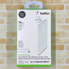 Belkin BOOSTUPCHARGE Power Bank 5K with Lightning Connector + Cable RS9P001W