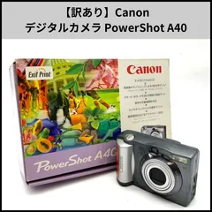 キヤノン　PowerShot A40　コンパクトデジタルカメラ Amazon.com : Canon PowerShot A40 2MP Digital Camera w/ 3x