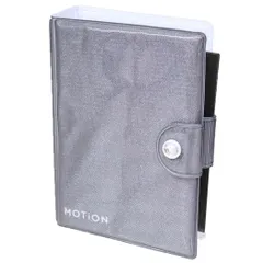 シール帳 シールバインダーブック MOTION ブラック カミオジャパン シールシート10枚付き シール交換帳 シンプル グッズ 