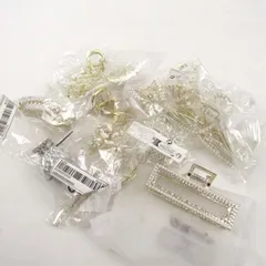 ヘアアクセサリー 11点セット 未使用 ヘアクリップ バンスクリップ まとめて 大量 外装ダメージ有 レディース