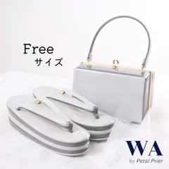 新品・未使用　草履バックセット【エナメル・ニュアンスグレー】成人式　Z-7
