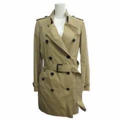 バーバリー BURBERRY PRORSUM プロ―サム ティッシ期 美品 ノバチェック トレンチコート 英国製 カシミヤライナー付 ハンガー付属 ベージュ UK10 M相当 ☆AA★