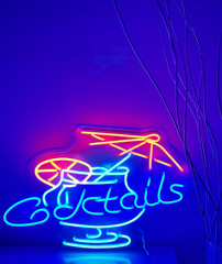 【定価50%OFF】cocktails(カクテル) ☓ ネオンサイン / ネオン管 / ネオンライト / インテリア照明