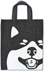 倉敷デニム トートバッグ 日本製 A4 柴犬  笑い犬 シンプル エコバッグ デニム レディース メンズ オシャレ  ファボリック　プレゼント　ギフト　贈り物