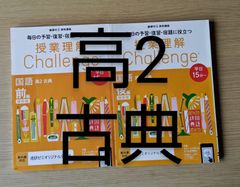 進研ゼミ　高校講座  2年生  国語 古典　授業理解 ２冊セット  進研ゼミオリジナルタイプ保存版