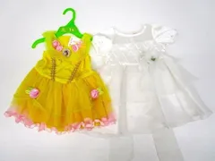 [迅速対応] ベビー用ドレス ディズニー プリンセス お姫様 フォト パーティー ２点セット  サイズ80 まとめ売り④ 331