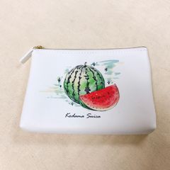 小玉スイカの化粧ポーチ