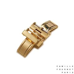 【カミーユフォルネ】両開き Dバックル イエローゴールド12mm 14mm 16mm 18mm 20mm