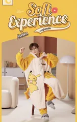 着ぐるみ パジャマ 大人用 フリース ピカチュウ 超可愛い クリスマス 冬物 高品質 プレゼント