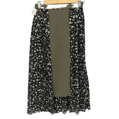 クラネ CLANE 16AW ドロップフラワープリーツレイヤードスカート レディース JPN：2 