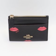 coach スモール ジップ アラウンド ケース・ストロベリー いちご 財布