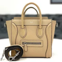 セリーヌ　ラゲージ　ナノ　デューン　レザー　2way　ハンドバッグ　2020年