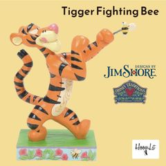 ジムショア ティガー ファイティング ビー ディズニー フィギュア 人形 ギフト プレゼント おしゃれ インテリア アンティーク Tigger Fighting Bee ディズニートラディション JIM SHORE 正規輸入品