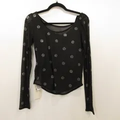 【姫路東店】 中古 Lily Brown | リリーブラウン×MARY QUANT その他トップス デイジー柄シアーチュールトップス LWCT245090 ｻｲｽﾞ:F ブラック 【111】