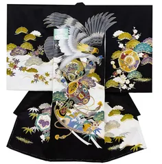 即決価格」正絹新品正絹産着祝着最高級京友禅豪華金刺繍工芸出世