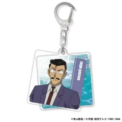 【中古】キーホルダー 毛利小五郎 「名探偵コナン トレーディングスライドアクリルキーホルダー」