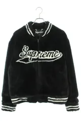 BlackSIZESupreme Faux Fur Varsity Jacket Sサイズ