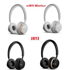 国内正規品 JAYS u-JAYS Wireless Bluetoothヘッドフォン 40mm ダイナミック SBC aptX ワイヤレスヘッドフォン 付属ケーブルで有線 T00181 T00182 T00183 T00184