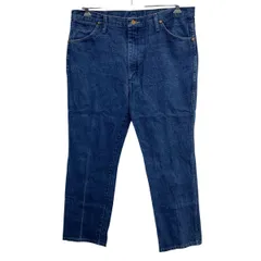 Wrangler デニムパンツ W38 インディゴブルー ラングラー ジップアップ メキシコ製 ビッグサイズ ジーンズ 古着卸 アメリカ仕入 2509-298