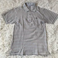 ラコステ　Lacoste 　ポロシャツ　半袖　ボーダー