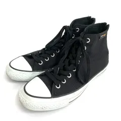 良好 CONVERSE コンバース 表記サイズ:27.5 オールスターライトバックジップ ハイカット スニーカー  ブラック   メンズ　240001148953