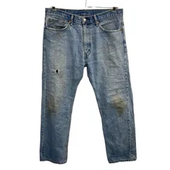 Levi's 505 デニムパンツ W36 ライトブルー リーバイス ジップアップ アメカジ ジーンズ デニム コットン 2510-358