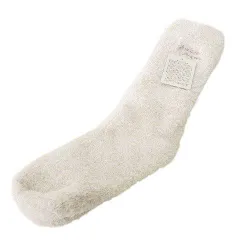 ジェラートピケ gelato pique タグ付き モコモコ靴下 ロゴ刺繍 ルームソックス 部屋着 F ピンク